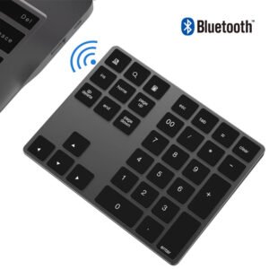 Premium Wireless Keypad/Number Pad - Bluetooth - Rechargeable
